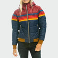 Chaqueta Acolchada Impermeable Mujer Estampado Multicolor