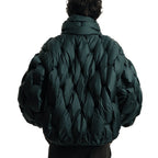 Women's Oversized High-Neck Zip-Up Puffer Jacket