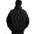 Women's Oversized High-Neck Zip-Up Puffer Jacket