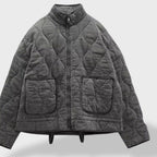 Women's Short Padded Jacket Mandarin Collar Zipper