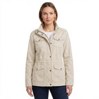 Women's Four-Pocket Utility Military Jacket