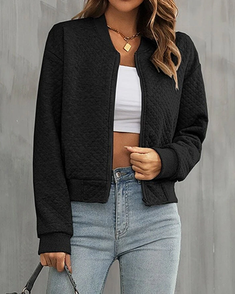 Chaqueta Bomber Mujer Acolchada Cremallera